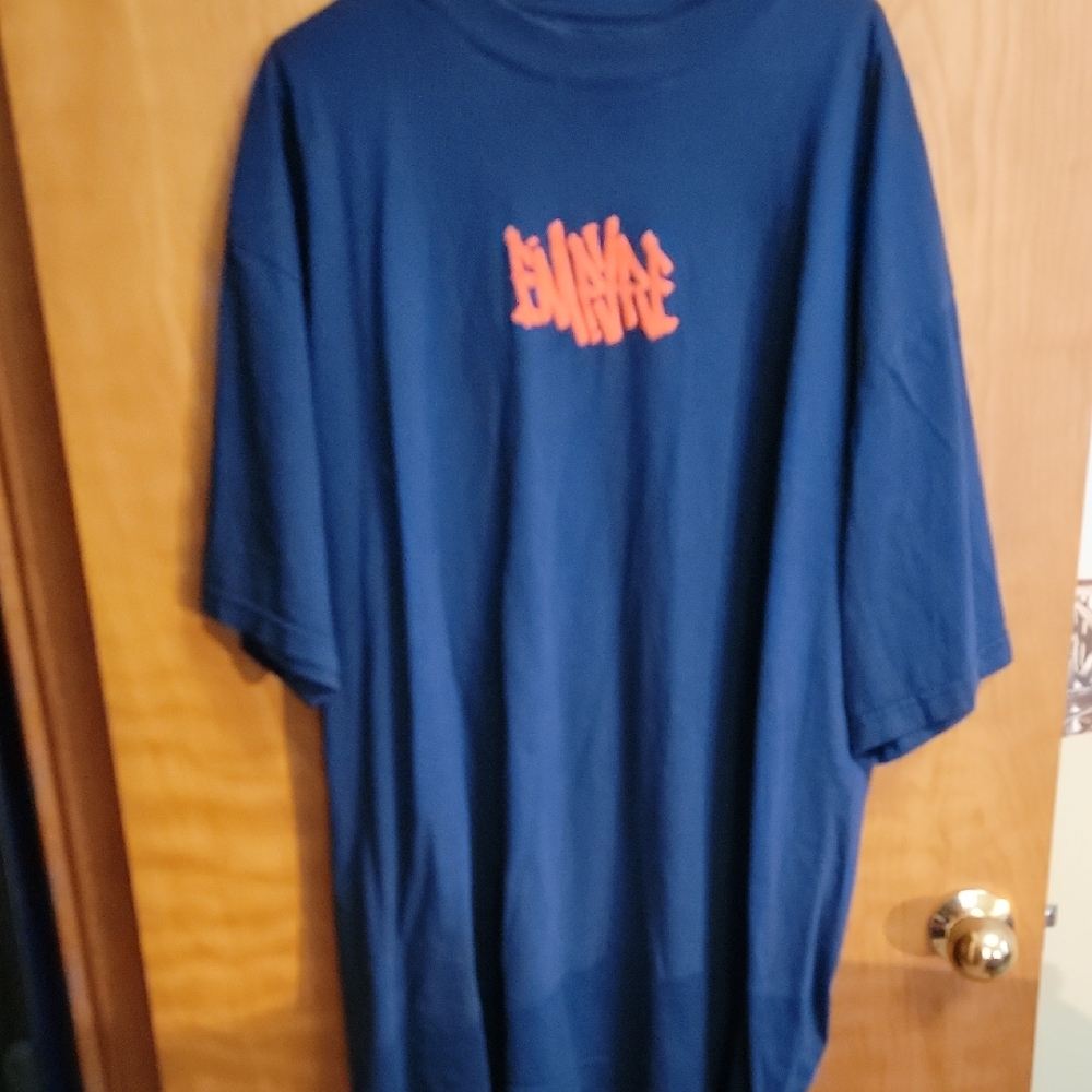 Empyre Blue Tee with Red Graphic